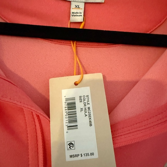 Peter Millar Coral Quarter-Zip Pullover - Picture 2 of 2